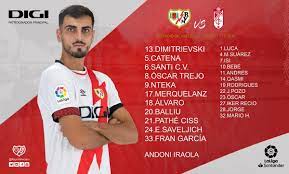 Maybe you would like to learn more about one of these? Rayo Vallecano On Twitter Once Del Rayo Vallecano Elegido Por Andoni Iraola Para Enfrentarse Al Granadacdef Rayogranada Vamosrayo