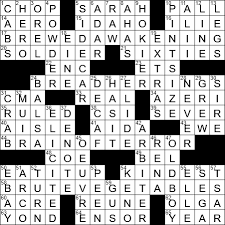 This is an easy one suitable for first and second graders, or for people learning english on their first or. La Times Crossword 19 Jul 19 Friday Laxcrossword Com