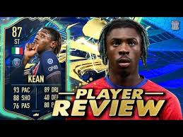 This is his non rare gold card. Video Kean