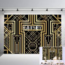 The great gatsby party decor ideas. Great Gatsby Photography Backdrop Birthday Theme Party Background For Photo Studio Party Decoration Banner Printed 408 Background Aliexpress