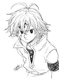 pin by claire hensley on 七つの大罪 seven deadly sins anime anime sketch romantic anime