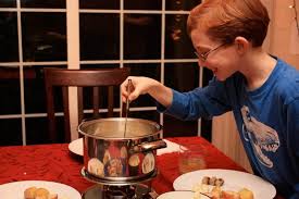 This is the type of dinner party that i can decide to host the night before, or even the morning of, and still pull. Family Fondue Party For New Year S Eve Marin Mommies