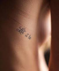 Pin By Sheila Bb On Tattoo Sayings Ribcage Tattoo Tattoos Let It Be Tattoo