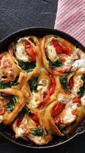 Caprese Pizza Rolls Video Recipe Video In 2020 Recipes Food Caprese Pizza