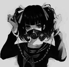 Gas mask by lkoizumil on deviantart. Anime Girls Gas Masks