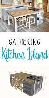 Gathering Kitchen Island Build Kitchen Island Kitchen Island Plans Pallet Kitchen Island