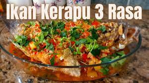 Resep masak dan cara membuat ikan kerapu bumbu kuning sajian seafood sedap dan gurih untuk keluarga di rumah. Resepi Ikan Kerapu Masak 3 Rasa Ala Restoran Yang Sedapnya Luarbiasa Youtube