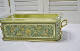 Vintage Pyrex Loaf Pan With Metal Holder Carrier Glass Baking Dish Casserole Panchosporch By Panchosporch On Etsy Https Pyrex Vintage Pyrex Glass Baking Dish