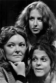 Here are the first three women of Saturday Night Live in 1975: Gilda  Radner, Jane Curtin, and Laraine Newman.