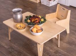 Adjustable Montessori Weaning Chair Table Set Wooden Toddler Table Montessori Furniture Toddler Table