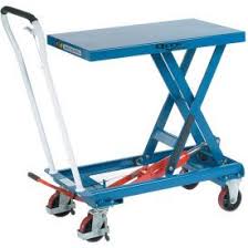 Best Value Mobile Scissor Lift Table 550 Lb Capacity Single Scissor 32 X 19 Platform Lift Table Sewing Machine Tables Wrench Storage