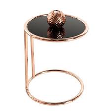 Beistelltisch Raquo Art Deco 40cm Kupfer Schwarz Laquo Design Beistelltisch Beistelltisch Couchtisch Glas