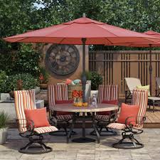 The homecrest palisade furniture a durable steel frame. Homecrest Emory Sling High Back Swivel Rocker Outdoor Dining Set With Sandstone Table Hc Emorysling Set1