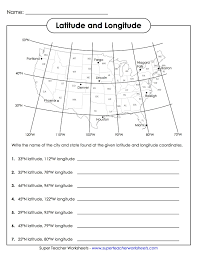 With This Worksheet Students Are Using Geography And Math To Identify Various Latitude And Social Studies Worksheets Map Skills Worksheets Geography Worksheets
