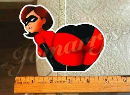 The Incredibles Elastigirl Helen Parr Custom Sticker Decal fun ecchi pin up  lewd | eBay