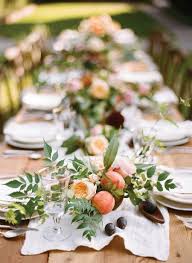 Then place the dinner plate in the middle of the setting. 20 Summer Wedding Centerpieces