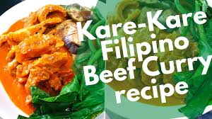 #amateurcooking101 #panlasangpinoy pasensya na at pacham lang ito guys hehehe. Kare Kare Filipino Beef Curry Recipe This Is How To Get The Taste Right