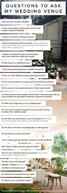 23 Questions To Ask My Wedding Venue By Allyson Vinzant Events Wedpics Blog Dream Wedding Wedding Planning Tips Wedding Planning