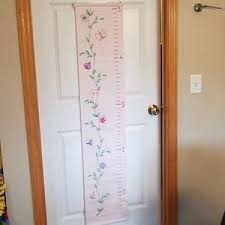 5 Ft Girls Fabric Growth Chart