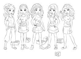 Lego Friends Birthday Party Lego Friends Birthday Party Lego Friends Birthday Lego Coloring Pages