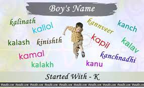 Looking for the perfect name for your little one? Indian Boy Names Starting With K Pandit Com