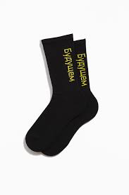 Russian Future Sock Socks Unique Socks Crew Socks