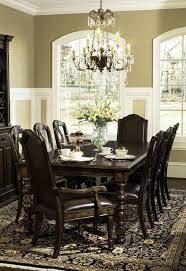 Bernhardt dining room set includes side server, glass curio, 6 chairs & 2 leafs. Bernhardt Normandie Manor Formal Dining Room Set