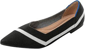 Check spelling or type a new query. Buy Women S Foldable Ballet Flat Shoes Classical Pointed Toe Knit Flats Slip On Lightweight Comfortable Casual Formal Travel Walking Shoes Online In Indonesia B09b1xmbpz