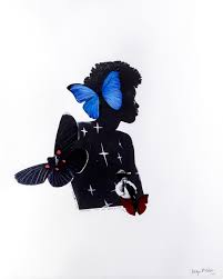 Jaclyn McCabe's collage work blends found imagery with impactful lyrics  from her favorite musical artist. This piece, The Returner #1, is from a  song by Allison Russell. — The Returner #1 by Jaclyn McCabe