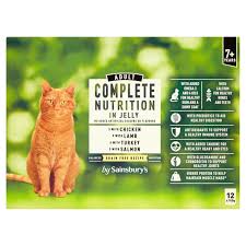 This calorie calculator estimates the number of calories needed each day to maintain, lose, or gain weight. Sainsbury S Complete Nutrition 7 Senior Cat Food Meat Fish Selection In Jelly 12x100g Sainsbury S