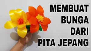 Tutorial membuat pita dari pita jepang fina. Kreasi Cara Membuat Bunga Dr Pita Jepang Yang Sederhana Dubai Khalifa