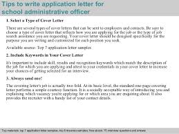 End your cover letter with. Job Application Letter For Administrative Officer Bitem