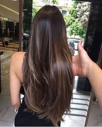 This hair color spray washes out in just one shampoo so you can try another highlighting trend the next day! 16 Creative Dark Brown Hair Color Highlights Ideas Fashionable Long Brunette Hair Hair Color Asian Hair Styles
