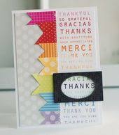 Make this cool design by printing or stamping your message (or, in this case, messages) onto the blank card. 65 Awesome Cards Ideas Cards Inspirational Cards Cards Handmade