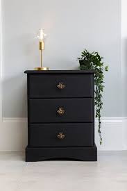 Maybe you would like to learn more about one of these? Not For Sale Example Piece Black Painted Wooden Bedside Etsy Black Bedside Table Painted Bedside Tables Black Bedside
