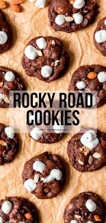 Rocky Road Cookies Yellowblissroad Com Recipe Rocky Road Cookies Rocky Road Dessert Rocky Road