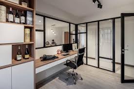 Check Out This Industrial Style Hdb Study And Other Similar Styles On Qanvast Interior Design Singapore Home Office Design Home Office Decor