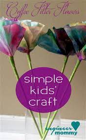 Simple Coffee Filter Flowers Coffee Filter Flowers Coffee Filter Crafts Flower Crafts