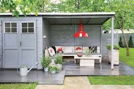 Turn Your Garden Shed Into A Multiuse Space Backyard Seating Shed Design Outdoor Sheds