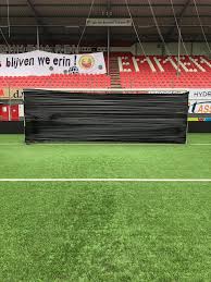 Enorme kansen voor fc emmen. Photo Fans Of Bottom Placed Fc Emmen Seal Their Goal Shut With Tape To Improve Defence