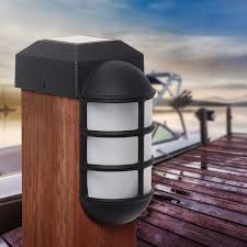 How solar dock lights work. Greenlighting 8 Pack Marina Solar Post Cap Lights Metal Side Mount Dock Light For 4x4 Wood Posts Walmart Com In 2021 Solar Post Caps Dock Lighting Solar Post Lights