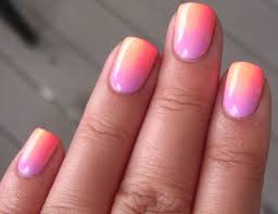 Sommer Ombre Nails In Leuchtenden Farben Nagel Selber Machen Nageldesign Ombre Nagel