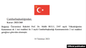 Melih bulu, cumhurbaşkanlığı kararnamesi ile bir gecede görevden alındı. Gyc6lqiqtyvvbm