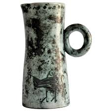 Mid Century Ceramic Pitcher By Jacques Blin Vallauris At 1stdibs Antique Vase Mid Century Ceramics Rustic Vase