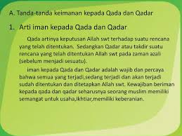 Menurut yasin, iman kepada qada' dan qadar adalah mengimani adanya ilmu allah swt. Bab 8 Iman Kepda Qada Dan Qadar Allah Swt Ppt Download
