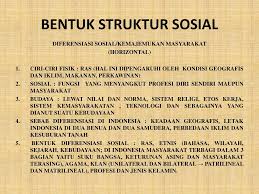 Struktur Sosial Diferensiasi Sosial Dan Stratifikasi Sosial Ppt Download