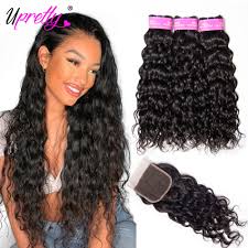 Brazilian wavy headband wig *20 inches* beatbyboola $ 100.00 free shipping 18 wavy human hair mix weave hair extensions. Upretty Water Wave Bundles With Closure Brazilian Hair Weave 3 Bundles With Closure Wet And Wavy Human Hair Bundles With Closure Bundles With Closure Bundles With Closure Dealsbundle Deals With Closure Aliexpress