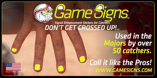 3 Game Signs Baseball Catcher Baseball Catcher Signals
