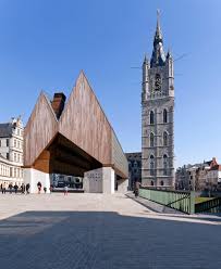 Markthalle In Gent Geneigtes Dach Kultur Baunetzwissen De Markthalle Architektur Coole Architektur