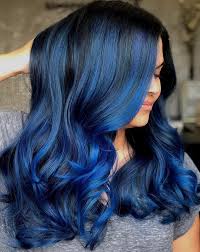 If you want to flaunt sultry hair highlights on black hair, it may be time to put midnight blue highlights on your radar. 60 Surprising Blue Hair Color Photos Dye Tutorial Yve Style Com